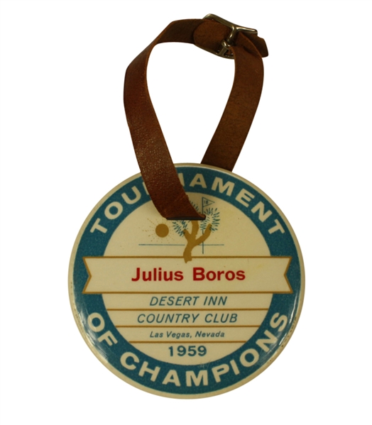1959 Desert Inn Tournament of Champions Bag Tag - Hall of Famer Julius Boros