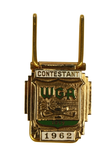 1962 Western Golf Association Contestant Badge - Jacky Cupit Winner