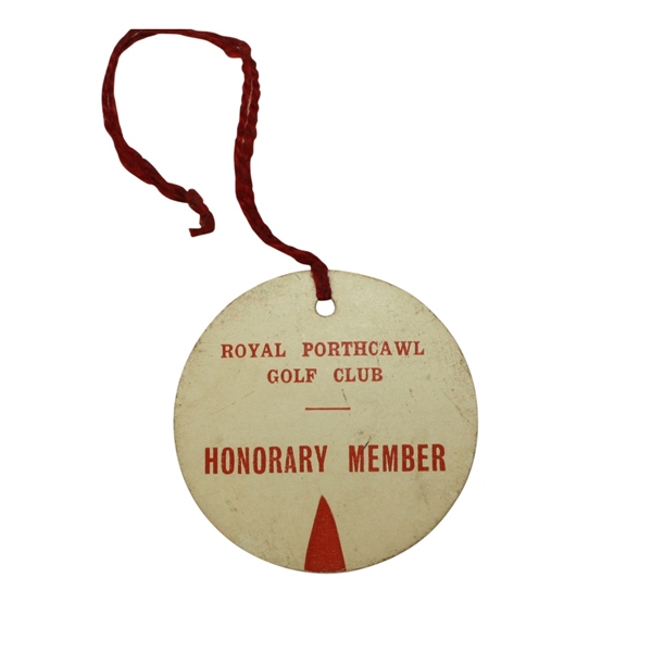 Royal Porthcrawl Golf Club Honorary Member Badge - #106