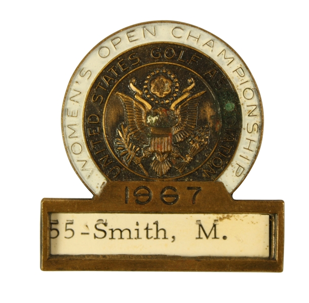 1967 Womens US Open Contestant Pin - Marilyn Smith