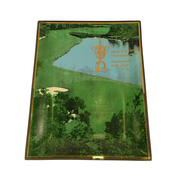 1969 US Open at Champions GC Glass Plate