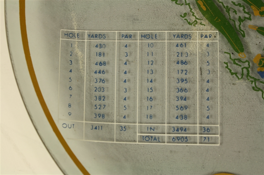 1973 World Open Championship at Pinehurst CC #4 Glass Plate