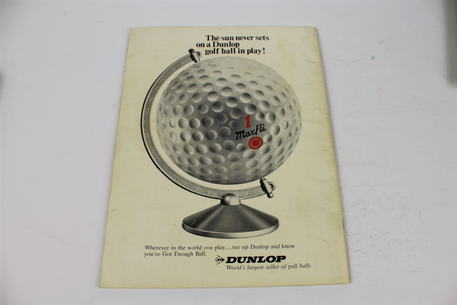 Alcan Golfer of Tthe Year Championship 1969 Program - Billy Casper Winner