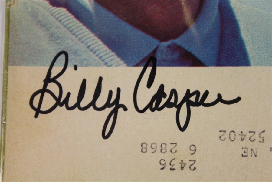 1966 Golf World Magazine Signed by Billy Casper JSA COA