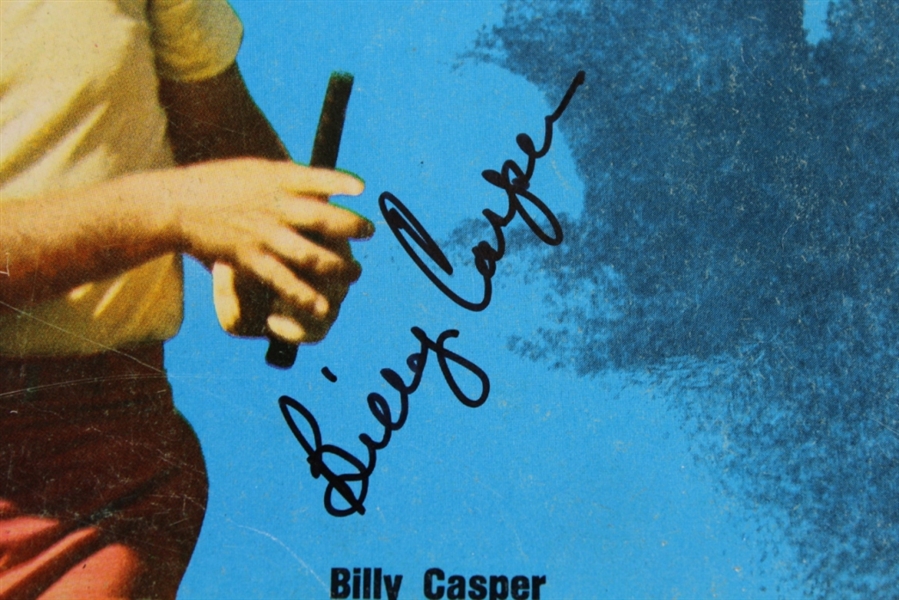 1969 Golf Digest Annual Yearbook Signed by Billy Casper JSA COA