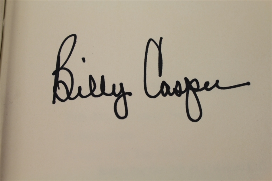 Billy Casper 'Golf Shotmaking' Book Signed by Billy Casper JSA COA