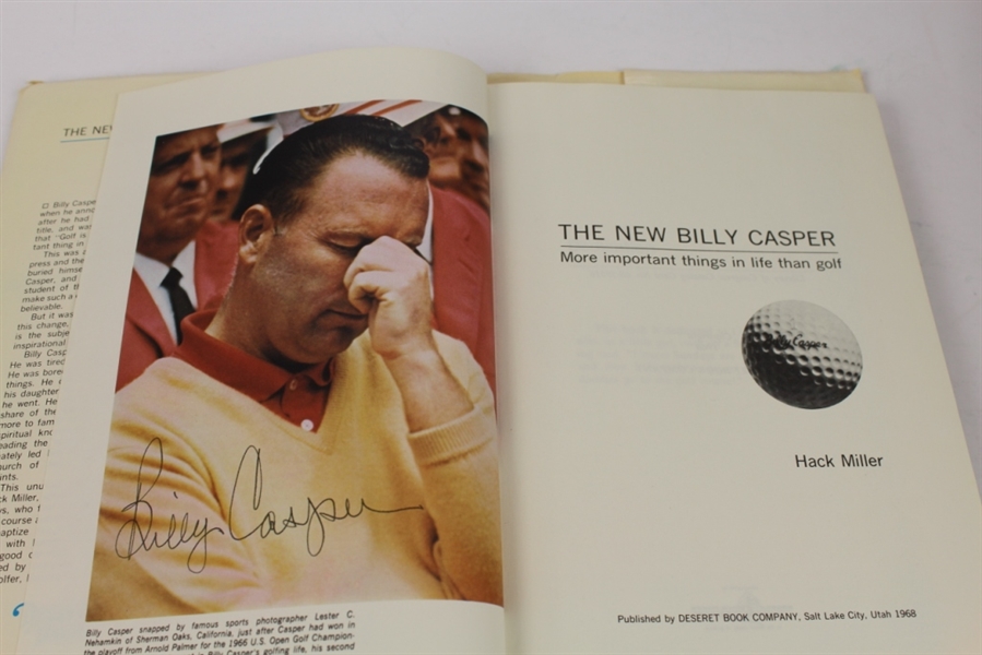 Billy Casper 'The New Billy Casper' Book Signed by Billy Casper JSA COA