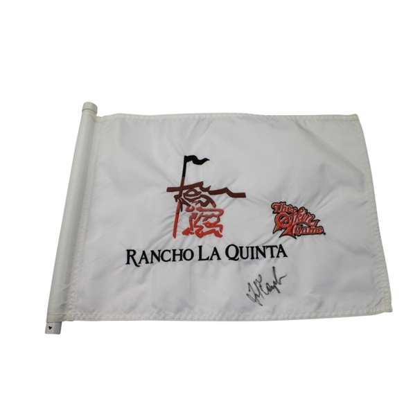 Fred Couples Signed Embroidered Skins Game Rancho La Quinta Flag JSA COA