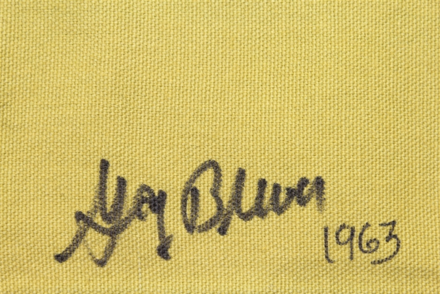 1960's Waco Turner Open Course Flown #4 Flag Signed by Pete Brown First African American to Win PGA Event