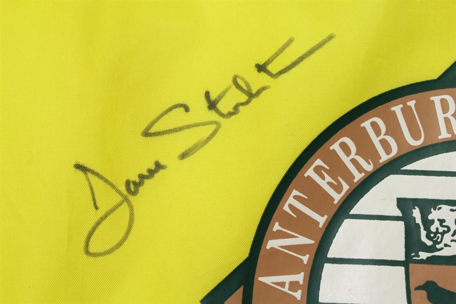 Dave Stockton Signed 1996 US Senior Open at Canterbury Course Flown Flag JSA COA