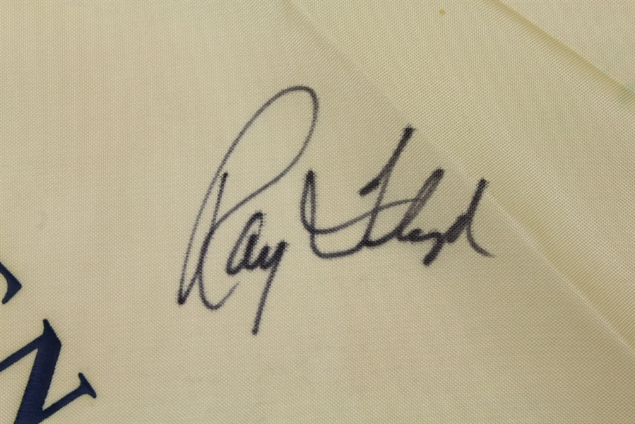 Ray Floyd Signed 1986 US Open at Shinnecock Hills GC Flag JSA COA