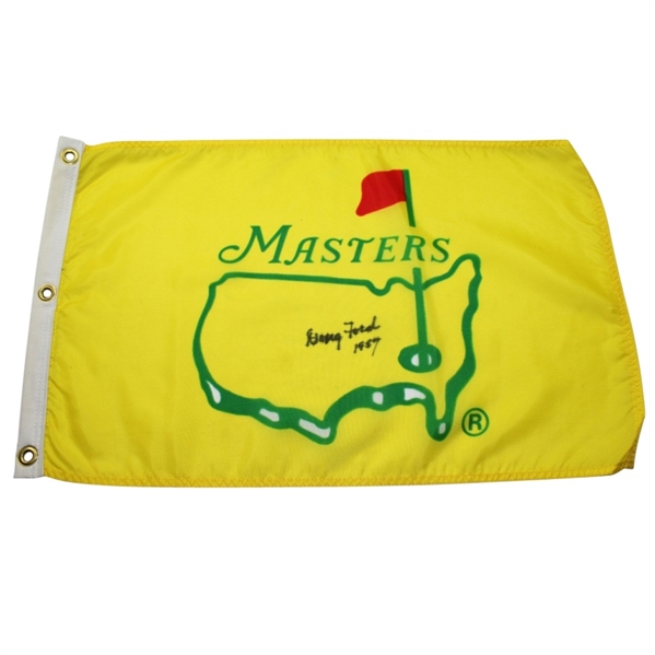 Doug Ford Signed Vintage Masters Flag JSA COA