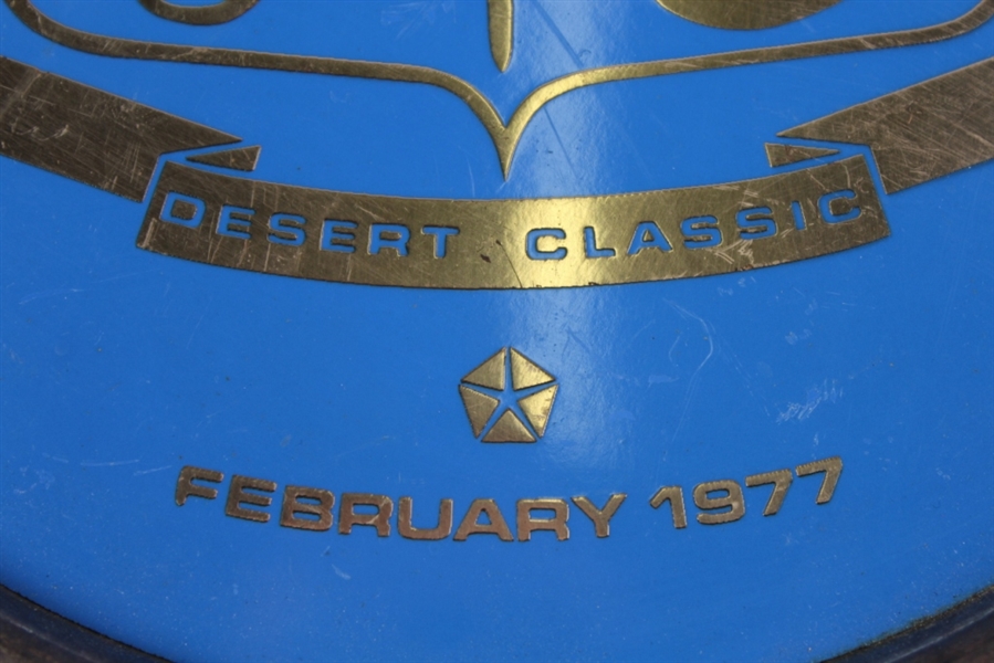 1977 Bob Hope Desert Classic Commemorative Plate