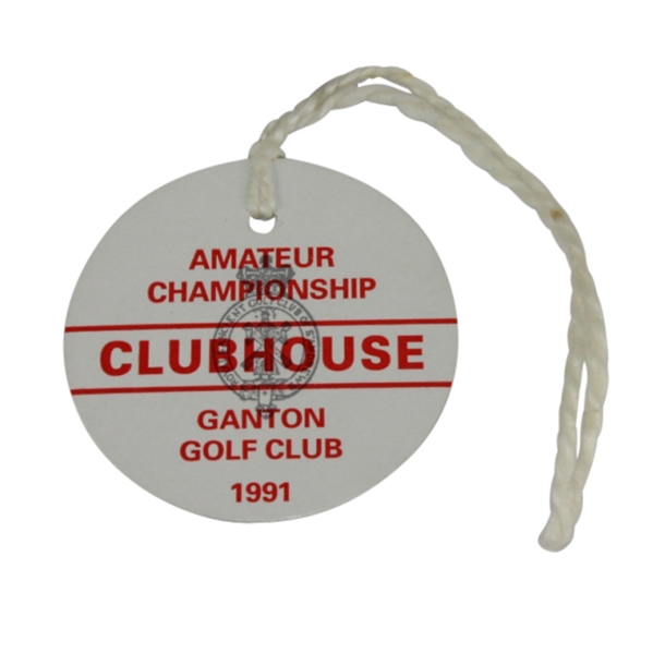 1991 British Amateur atGanton Golf Club Clubhouse Ticket