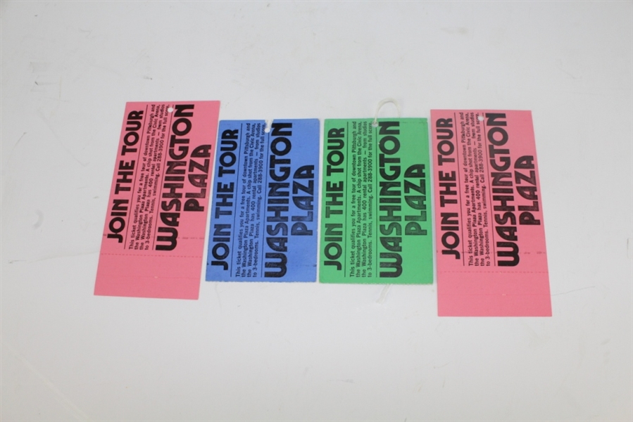 Lot of Four 1983 US Open at Oakmont CC Tickets - Larry Nelson Winner