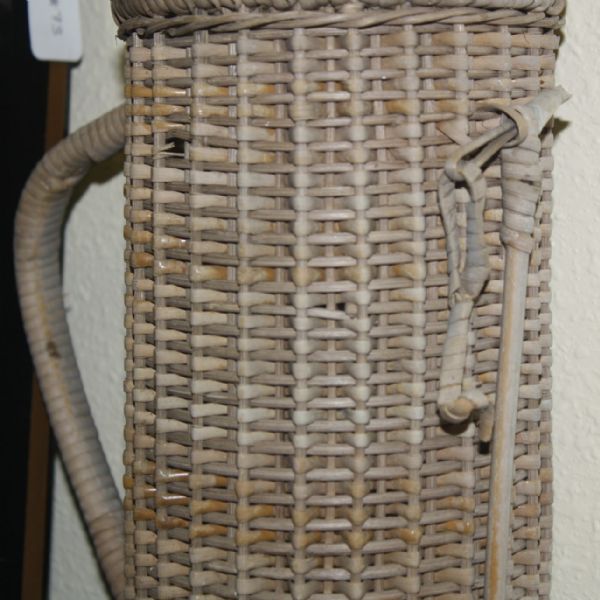 Early 1900’s Rare Antique Wicker Golf Bag