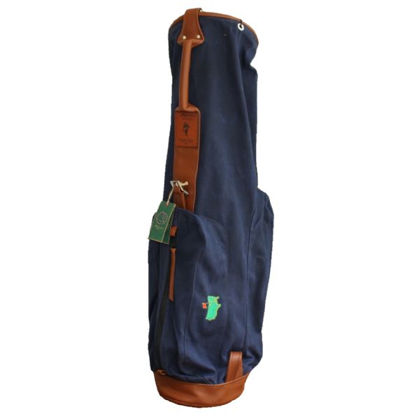 2015 Augusta National Members Exclusive MacKenzie Leather/Canvas Golf Bag