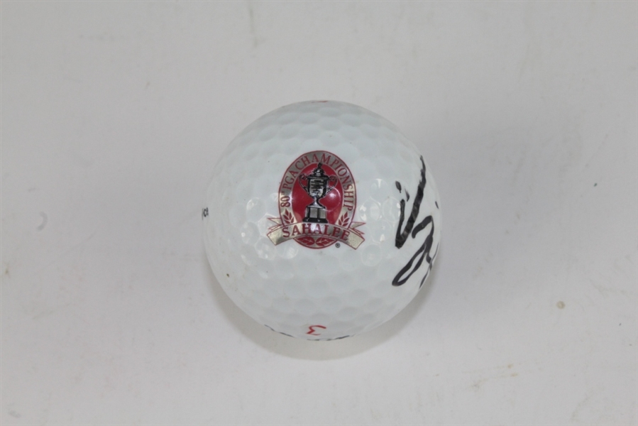 Vijay Singh Signed Sahalee Logo Golf Ball Site of His 1988 PGA Championship-JSA COA