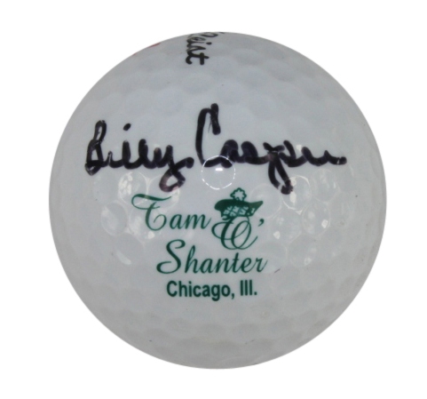 Billy Casper Signed Tam O'Shanter Logo Golf Ball-Site of 1965 Western Open Win