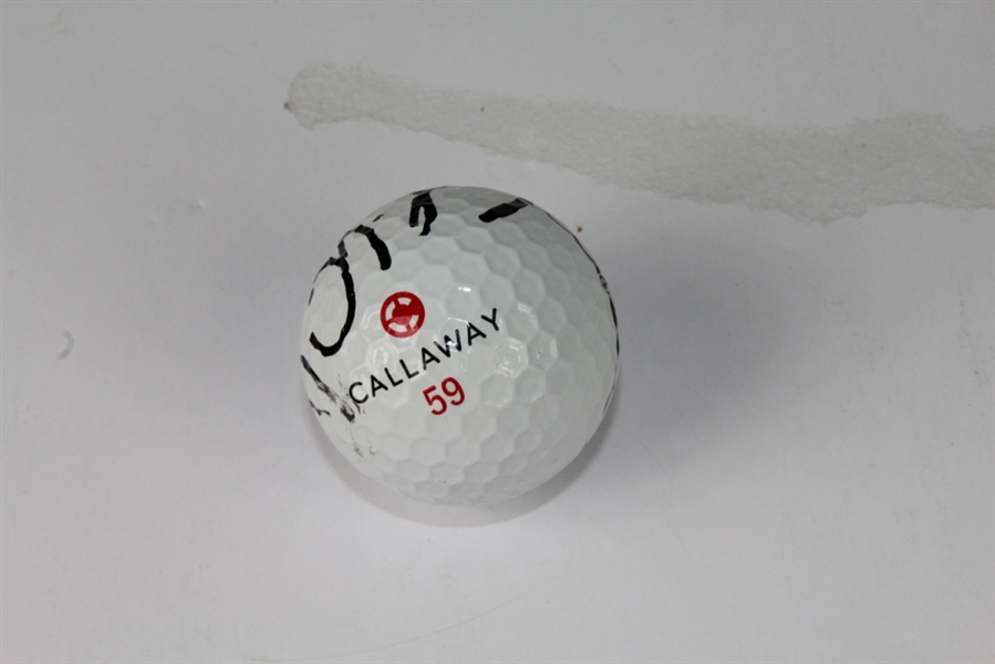 Annika Sorenstam Signed Callaway '59' Logo Golf Ball JSA COA