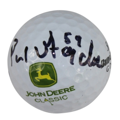 Paul Goydos Signed John Deere Classic Logo Golf Ball Site of '59' Round-W/ Inscription 