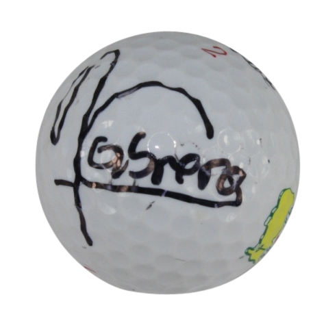 Angel Cabrera Signed Masters Logo Golf Ball JSA COA