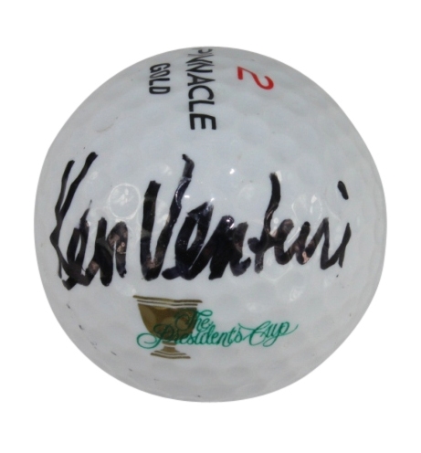 Ken Venturi Captain USA 2000 President's Cup-On Event Logo Golf Ball JSA COA