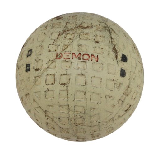 Vintage DEMON Mesh Pattern Golf Ball