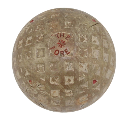 Vintage THE FORE Mesh Pattern Golf Ball