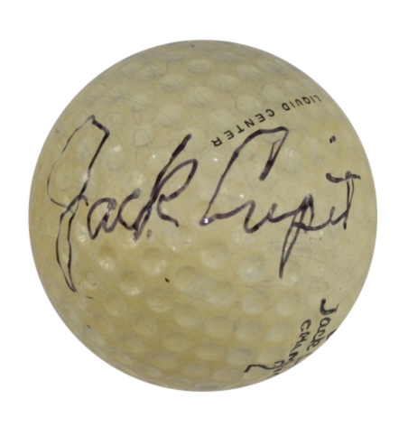Jacky Cupit Signed Model Logo Golf Ball JSA COA-Winner of Canadian & Western Opens