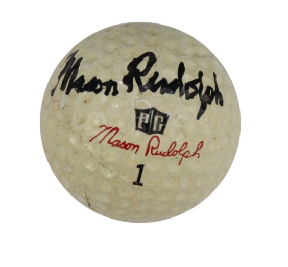 Mason Rudolph Signed Model Logo Golf Ball JSA COA