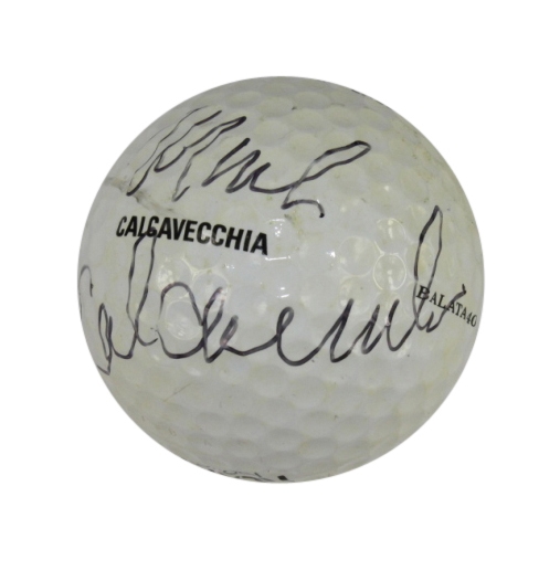 Mark Calcavecchia Signed Personal Logo Used Golf Ball JSA COA