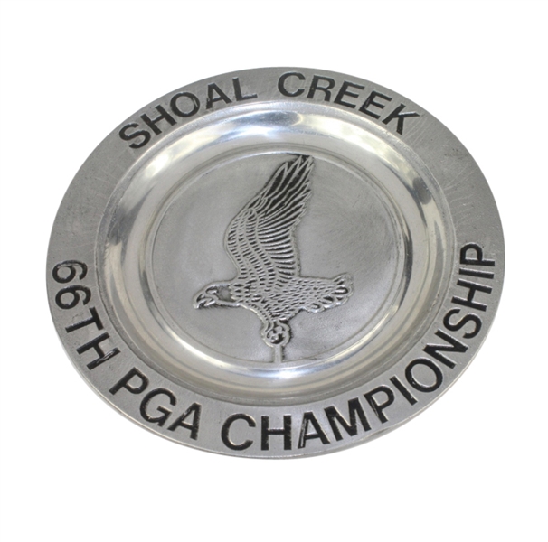 1984 PGA Championship at Shoal Creek Commemorative Pewter Plate