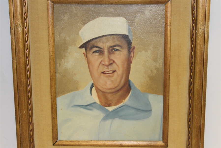 Herman Keiser Original Oil Painting Hung at Green Jacket Restaurant In Augusta