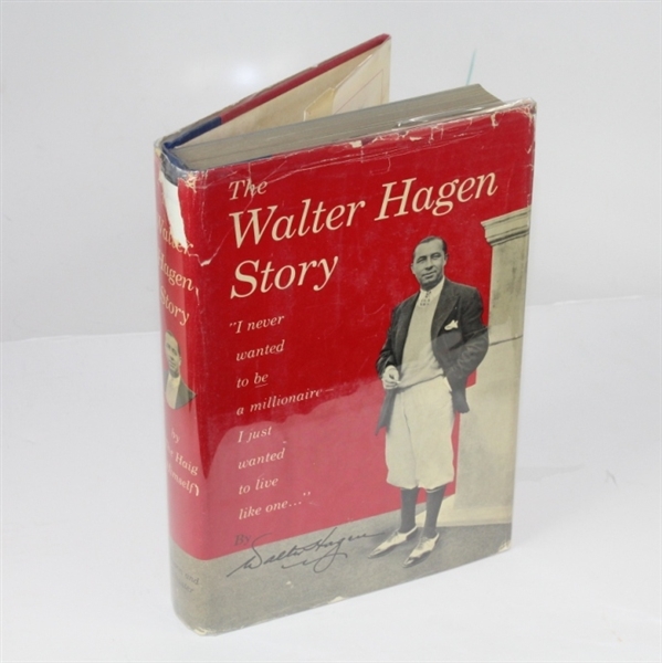 'The Walter Hagen Story' 1st Edition Book by Walter Hagen - Margaret Heck