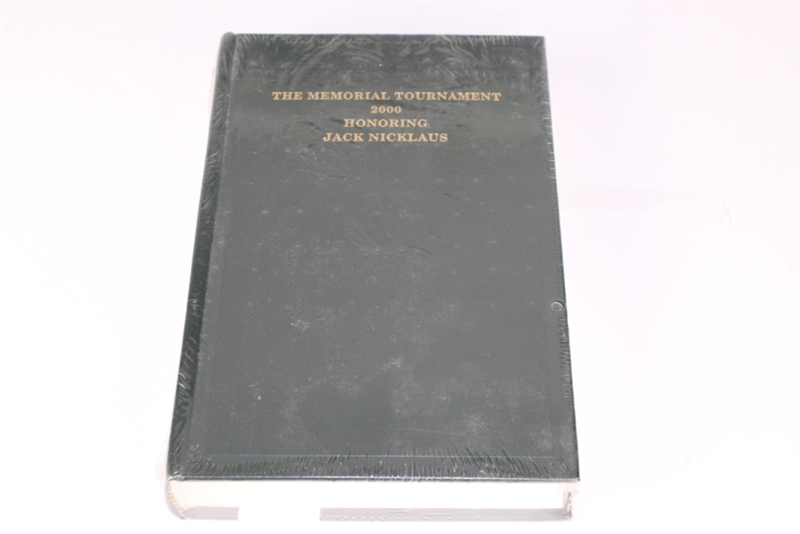 2000 The Memorial Tournament Book Honoring Jack Nicklaus - Unopened