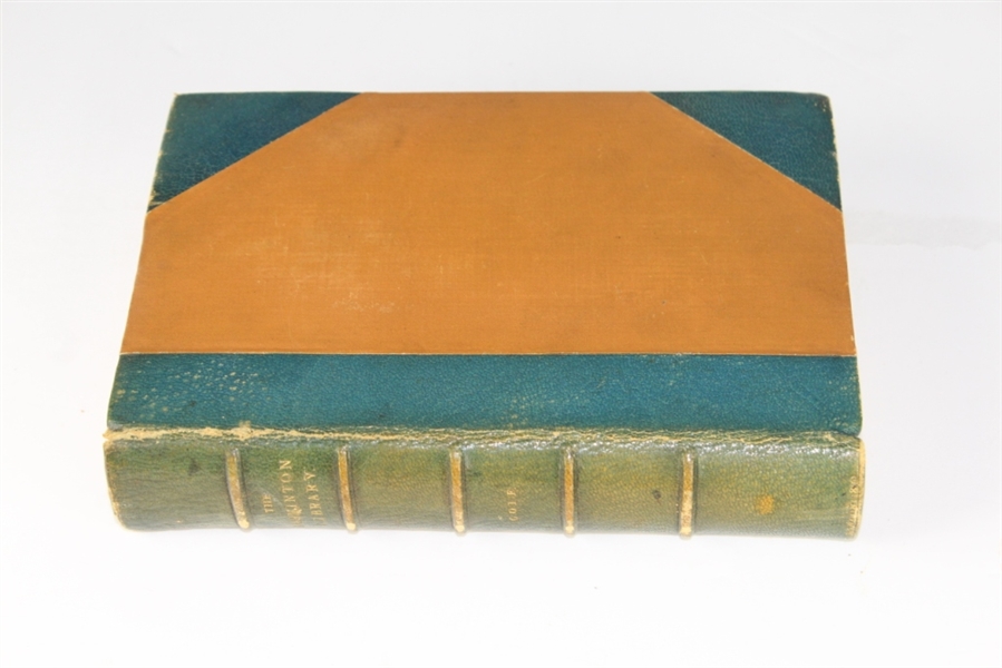 1890 Badminton Library Deluxe 1st Edition Book - Horace G. Hutchinson