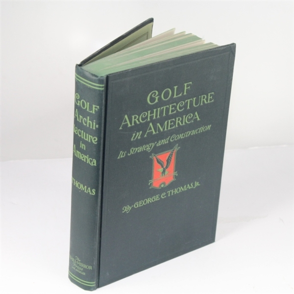 1927 Book 'Golf Architecture In America' by George C. Thomas Jr.