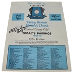 1977 Memphis Classic Pairing Sheet From Al Geibergers Record 59 Round-Multi Signed