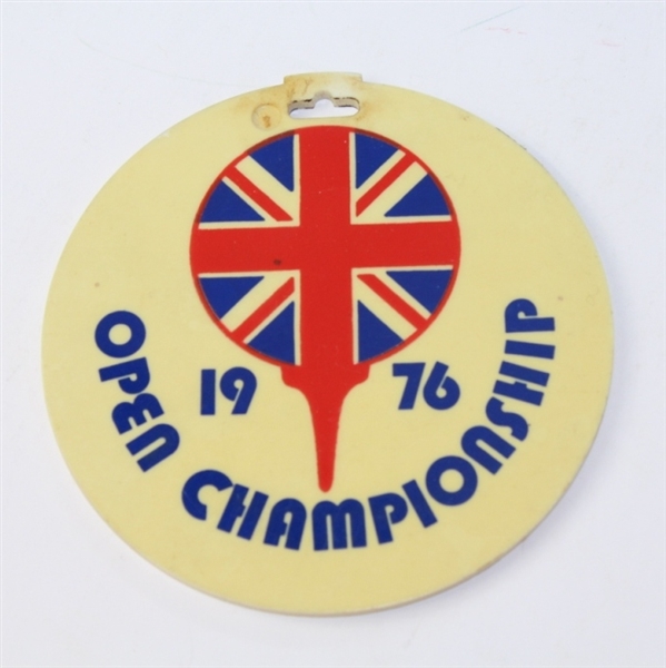 1976 Open Championship Bag Tag - Royal Birkdale - Bob Charles