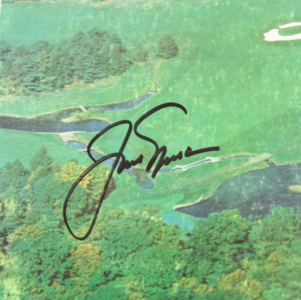 1967 US Open at Baltusrol Golf Club Program Signed by Jack Nicklaus-7th Career Major