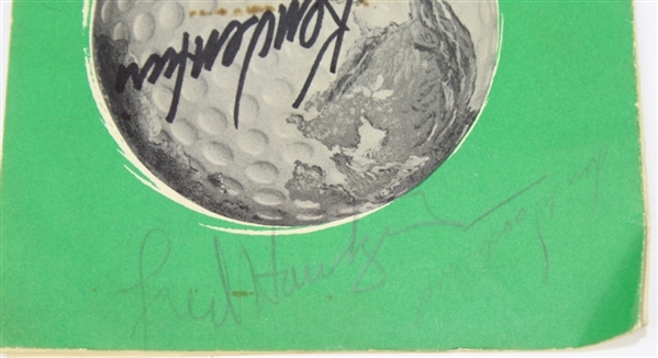 1960 Milwaukee Open Pamphlet Multi Signed - 14 Signatures JSA COA