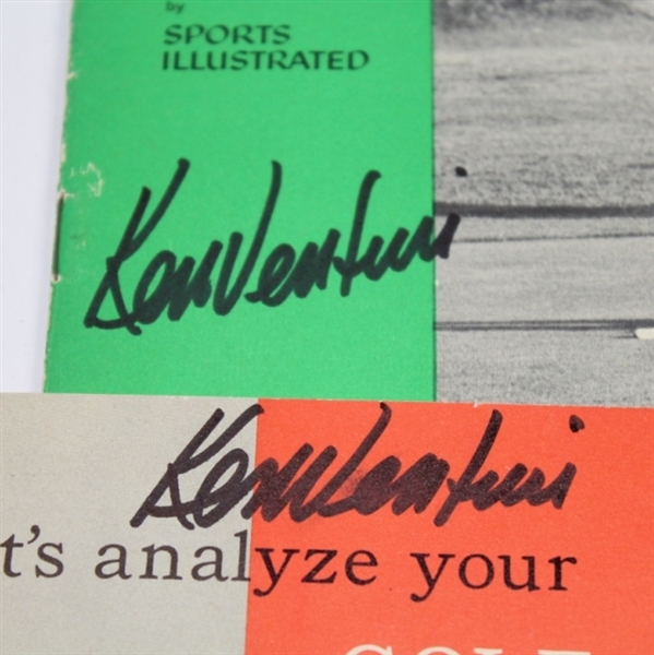 Lot of Two Ken Venturi Signed Pamphlets: 'Ten Top Tips' & 'Let's analyze your Golf Swing' JSA COA
