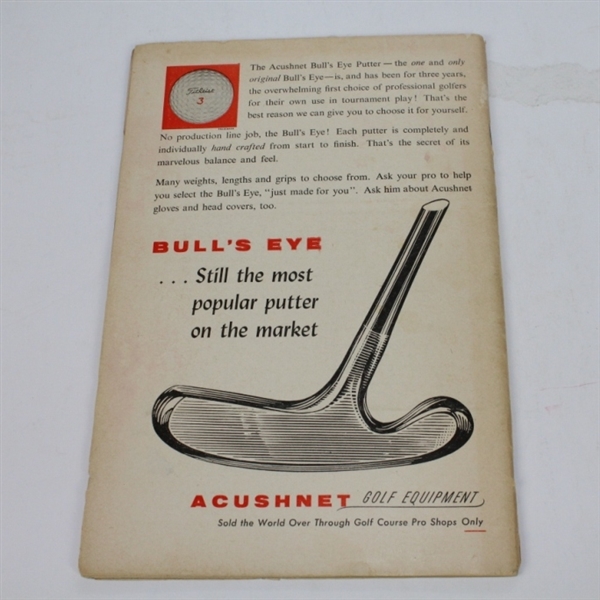 Ken Venturi Signed Golf Digest April 1958 Masters Issue-Rules Dispute With Palmer