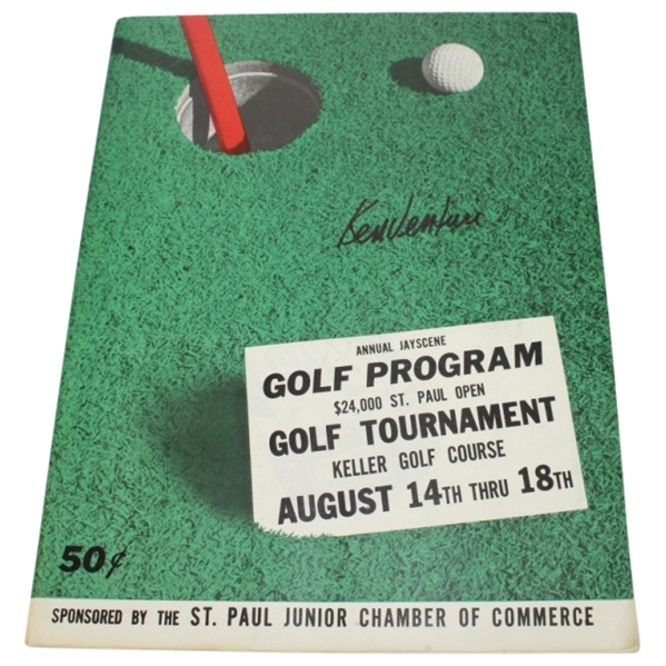 1957 St. Paul Open Tournament Program Signed by Ken Venturi-1st PGA Win-Keller G.C.