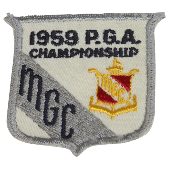 1959 PGA Championship at Minneapolis Golf Club Patch - Bob Rosburg Winner