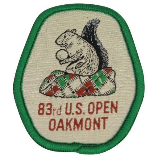 1983 US Open at Oakmont CC Patch - Larry Nelson Winner