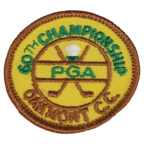 1978 PGA Championship at Oakmont CC Patch - John Mahaffey Winner