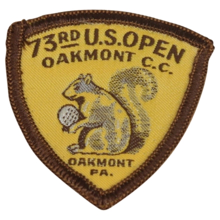 1973 US Open at Oakmont Patch - Johnny Miller Winner
