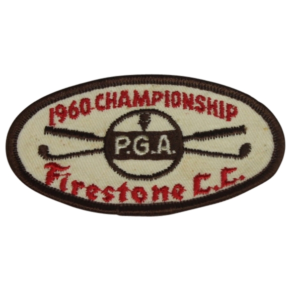 1960 PGA Championship at Firestone CC Patch - Jay Hebert Winner